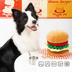 POOZPET Dog And Cat Toy Cheese Burger Dog Toy Poozpet 