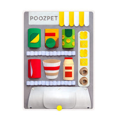 POOZPET Sniffing Game Snuffle Mat Vending Machine Dog Toy Poozpet 