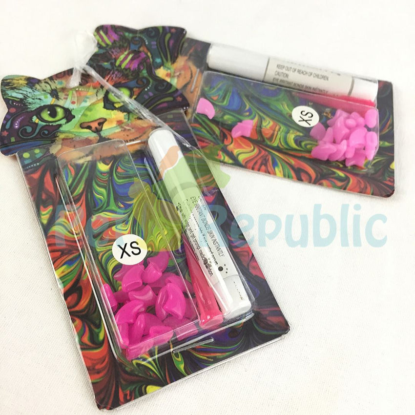 POPCAT Nail Cap Kit Solid Color 20pcs - Pet Republic Jakarta