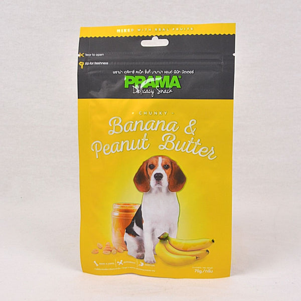 PRAMA Banana & Peanut Butter 70gr Dog Snack Prama 