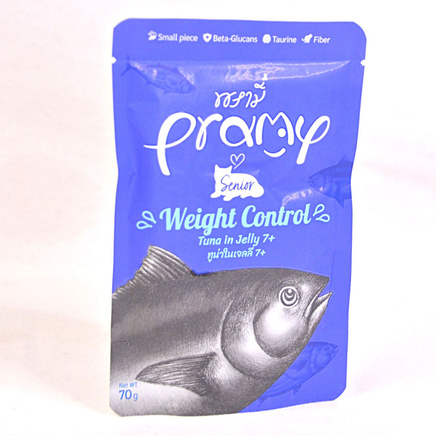 PRAMY Senior Mouse Pouch Tuna 70gr Cat Food Wet Pramy Weight Control - Tuna 