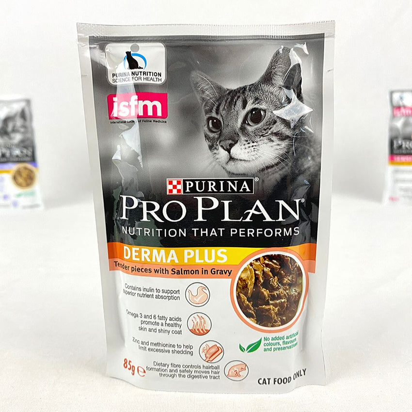 PROPLAN Pouch Adult Derma Plus Salmon 85gr
