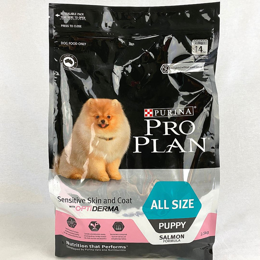 PROPLAN Sensitive Skin Puppy All Size Salmon 2,5kg Dog Food Dry Proplan 