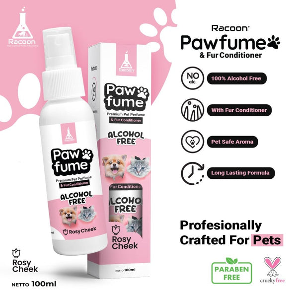 RACOON Pawfume Spray 100ml Grooming Pet Care Racoon Official Rossy Cheek 