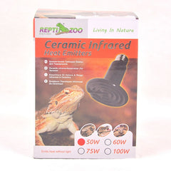 REPTIZOO Ceramic Infrared Heat Emitters 50W Reptile Heating & Lighting Reptizoo 