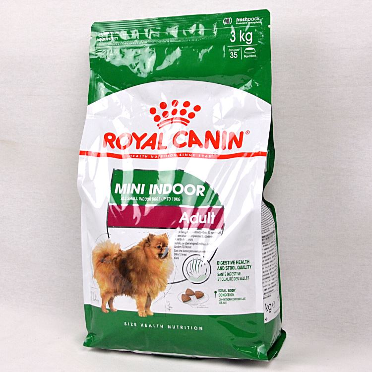 ROYAL CANIN Canine Mini Indoor Adult 3kg Dog Food Dry Royal Canin 