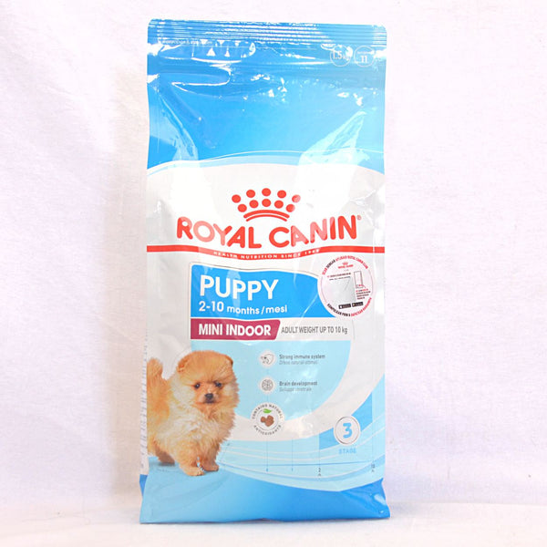 ROYALCANIN Canine Mini Indoor Puppy 1.5kg Dog Food Dry Royal Canin 
