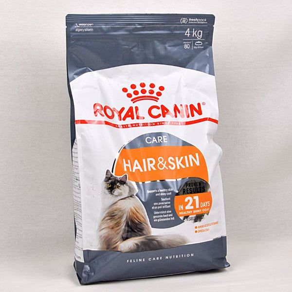 ROYALCANIN Feline Hair and Skin 4kg Cat Dry Food Royal Canin 