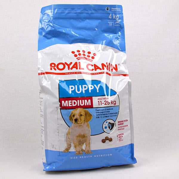 ROYALCANIN Medium Junior 4kg Dog Food Dry Royal Canin 
