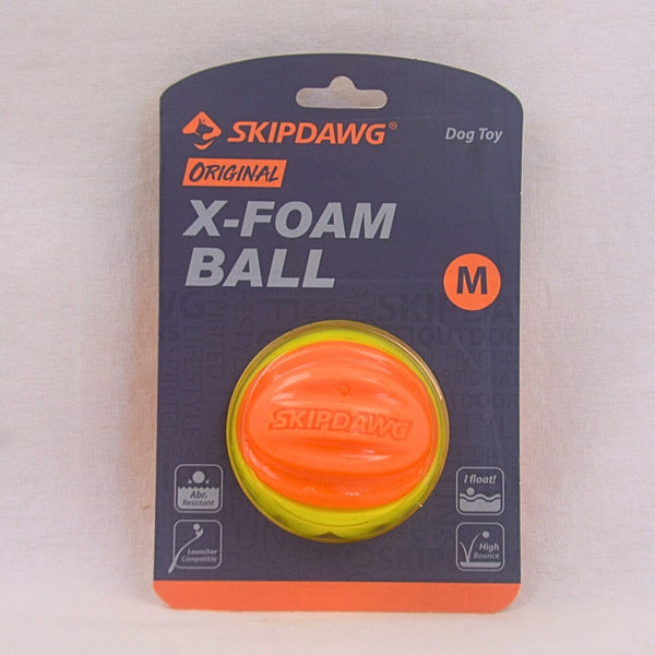 SKIPDAWG Mainan Anjing X-Foam Ball Medium Dog Toy Pet Republic Indonesia 