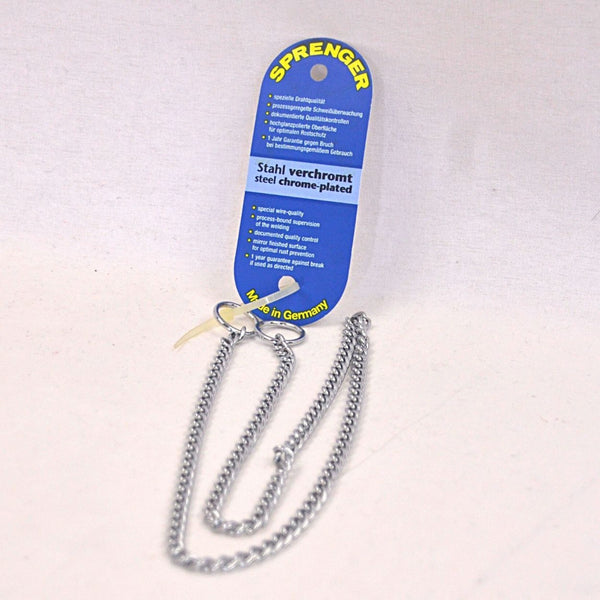 SPRENGER Steel Chrome Plated Chain Pet Collar and Leash Sprenger 65cm 1.5mm 