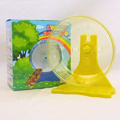 SWEET Hamster Rolling Wheel Small Animal Toy Sweet Yellow 