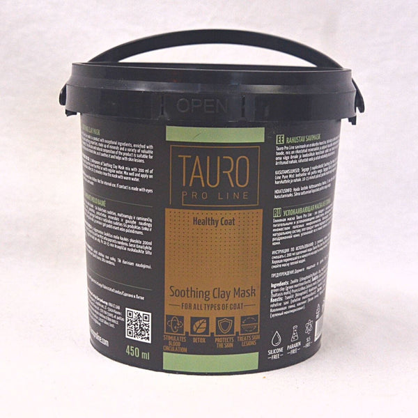 TAURO Pro Line Healthy Coat Soothing Clay Mask 450ml Grooming Pet Care Tauro Pro Line 