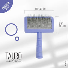 TAURO Sisir Anjing Plastic Slicker Brush 20mm Grooming Tools Tauro Pro Line 