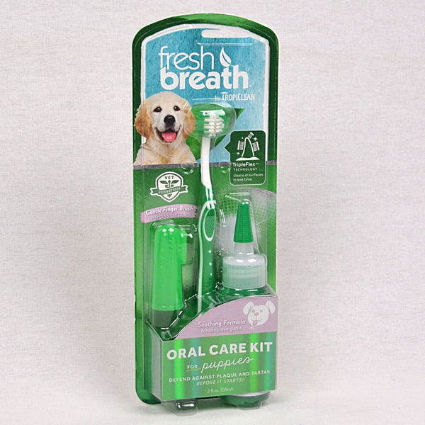 TROPICLEAN Fresh Breath Puppy Oral Care Kit Grooming Pet Care Tropiclean 