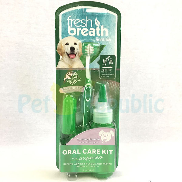 TROPICLEAN Fresh Breath Puppy Oral Care Kit - Pet Republic Jakarta