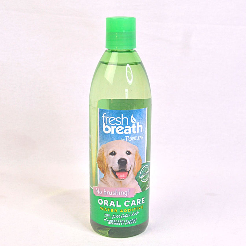 TROPICLEAN Fresh Breath Water Additive Puppy 16oz Grooming Pet Care Tropiclean 