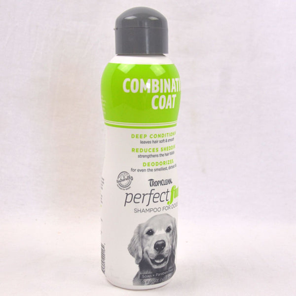 TROPICLEAN Perfect Fur Combination Coat Dog Shampoo 473ml Grooming Shampoo and Conditioner Tropiclean 