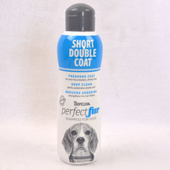 TROPICLEAN Perfect Fur Short Double Coat Dog Shampoo 473ml Grooming Shampoo and Conditioner Tropiclean 