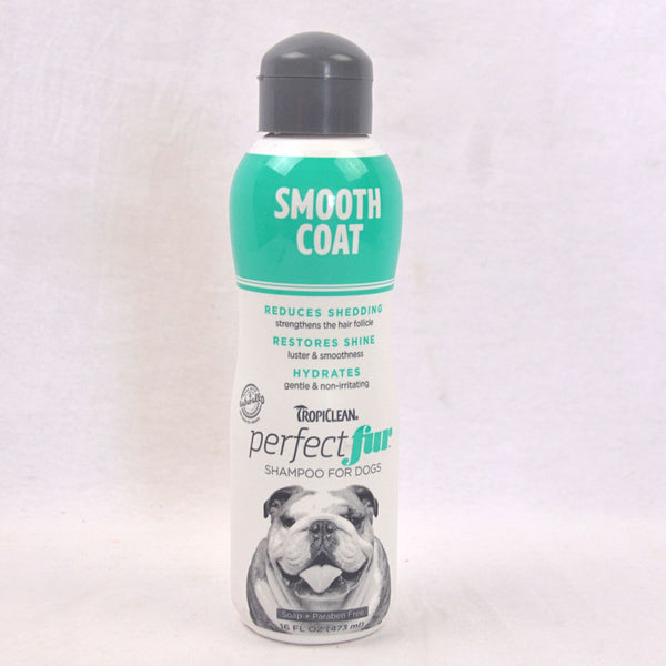 TROPICLEAN Perfect Fur Smooth Coat Dog Shampoo 473ml Grooming Shampoo and Conditioner Tropiclean 