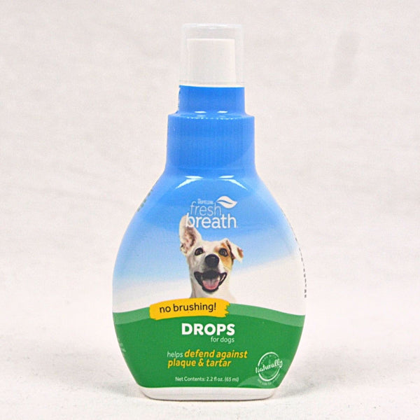 TROPICLEAN TRO770 Fresh Breath Drops For Dog 65ml Grooming Pet Care Tropiclean 