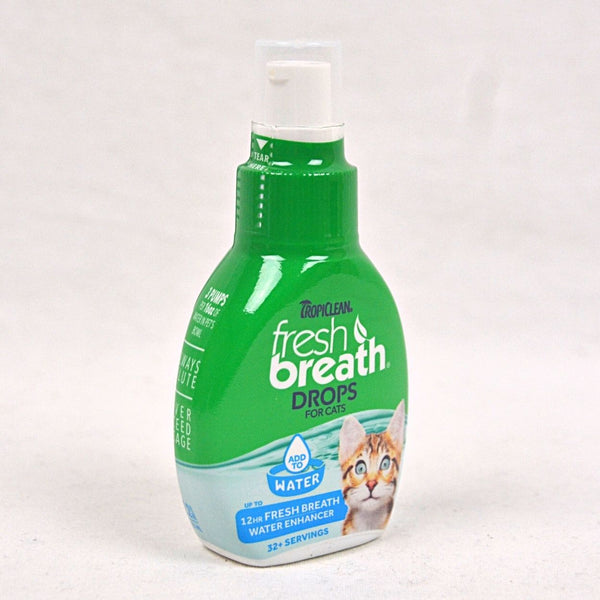TROPICLEAN TRO771 Fresh Breath Drops for Cats 65ml Grooming Pet Care Tropiclean 
