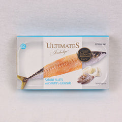 ULTIMATES Indulge Sardine Fillets With Shrimp And Calamari 85g Cat Food Wet Ultimates Indulge 