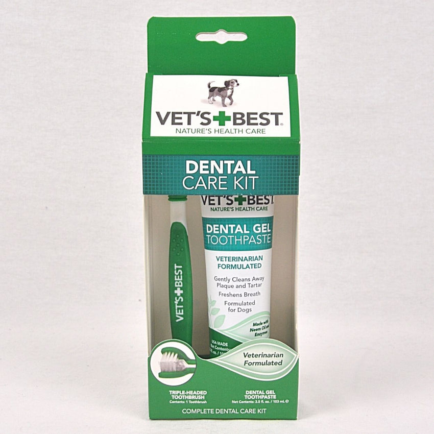 VETSBEST Dental Care Kit Grooming Pet Care Simple Solution 