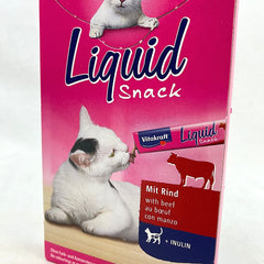 VITAKRAFT Cat Liquid Beef and Inulin 90gr Cat Snack Vitakraft 
