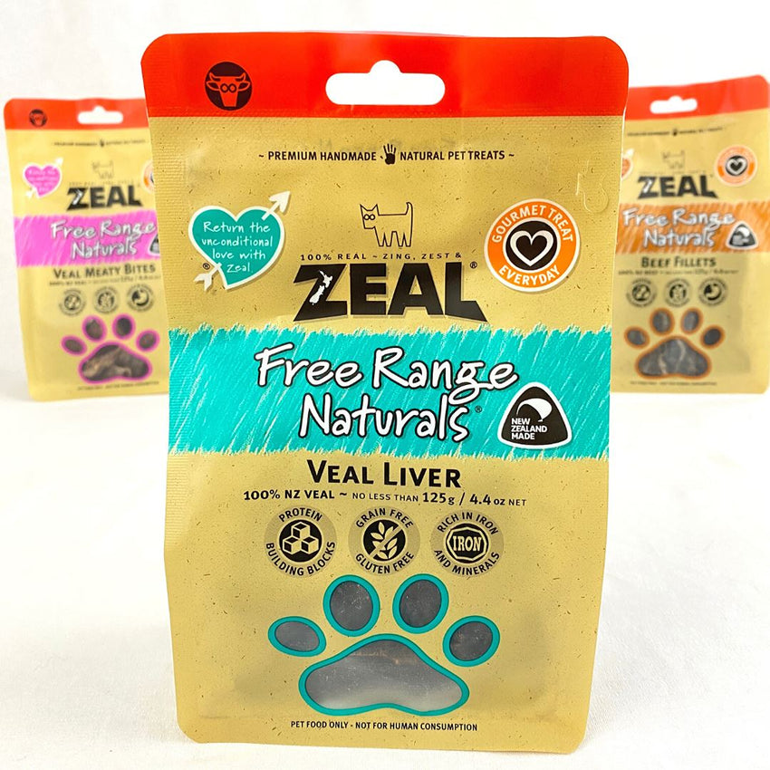 ZEAL Treat Veal Liver 125gr Dog Snack Zeal 