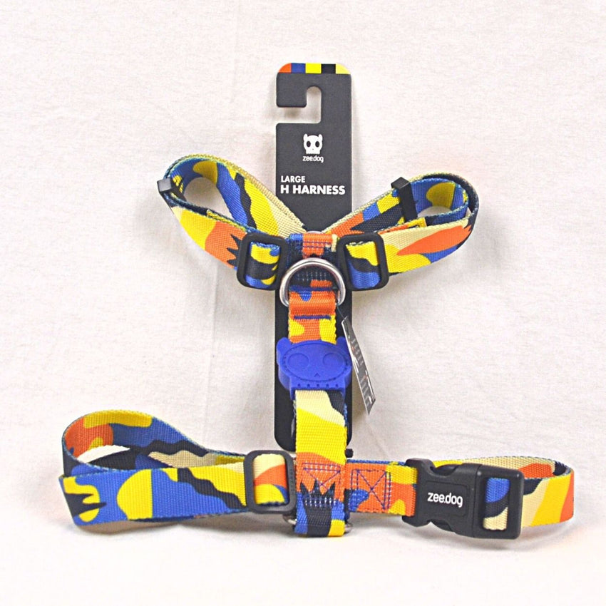 ZEEDOG H Harness Artsy Pet Collar and Leash Zee Dog L 