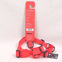 ZEEDOG Soft Walk Harness Solids Neon Coral Pet Collar and Leash Zee Dog 