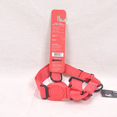 ZEEDOG Soft Walk Harness Solids Neon Coral Pet Collar and Leash Zee Dog 