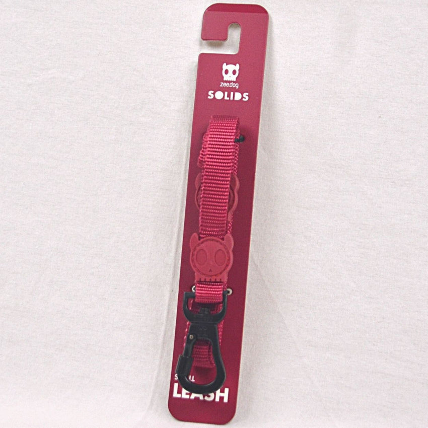 ZEEDOG Solids Bordeau Leash Pet Collar and Leash Zee Dog Small 