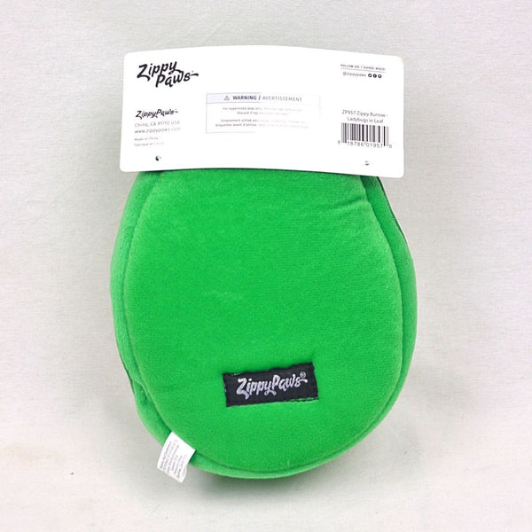 ZIPPYPAWS Zippy Burrow Lady Bugs In Leaf Dog Toy Zippypaws 