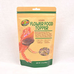 ZOOMED Lizard Flower Food Topper Reptile Food Zoo med 40g 